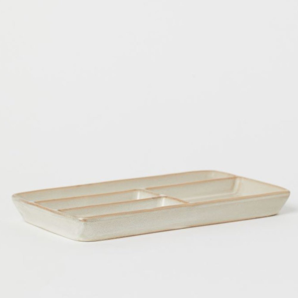 H&M Stoneware Tray - NWOT